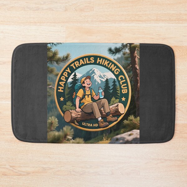 Item preview, Happy Trails Hiking Club – Positive Hiking Badge designed and sold by nhk999.