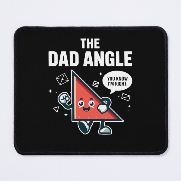 Item preview, The Dad Angle Funny Math Humor Daddy Jokes designed and sold by Dressed For  Duty.