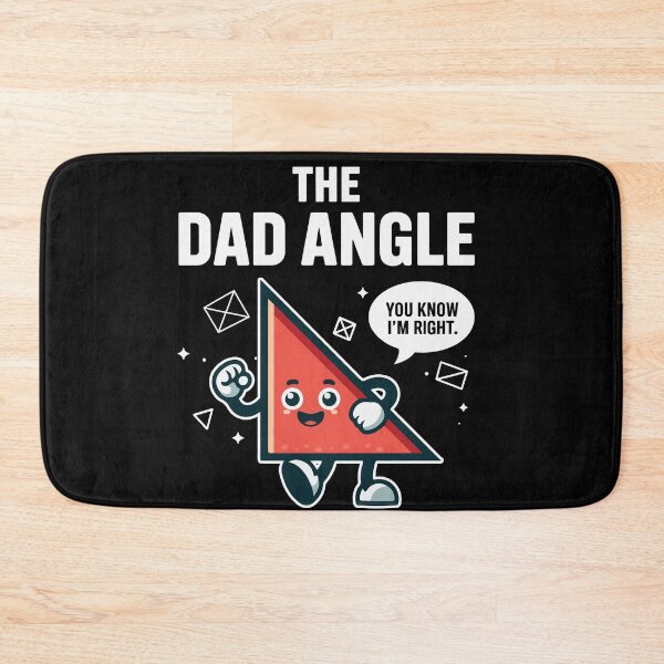 Item preview, The Dad Angle Funny Math Humor Daddy Jokes designed and sold by Dressed For  Duty.