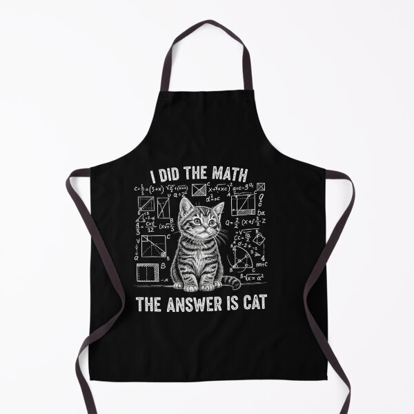 Item preview, Funny Physics Humor I Did The Math The Answer is Cat designed and sold by Dressed For  Duty.