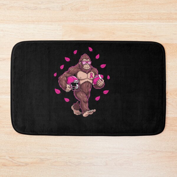 Item preview, Bigfoot Football Pink Ribbon Breast Cancer Awareness designed and sold by Dressed For  Duty.