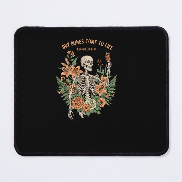 Item preview, Christian Faith Dry Bones Come to Life Skeleton Floral designed and sold by Dressed For Duty.