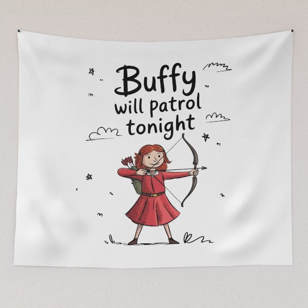 Item preview, Buffy Will Patrol Tonight designed and sold by valery-kenz.
