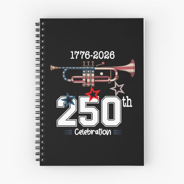 Item preview, America 250th Anniversary Retro Trumpet July 4th designed and sold by QuiteOrbit.