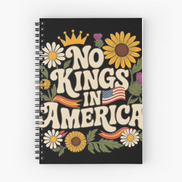 Item preview, No Kings In America Retro Patriotic Floral Design designed and sold by haitrieuic96.