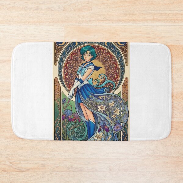 Item preview, Sailor Mercury in Mucha Style designed and sold by Solace Sparkles.