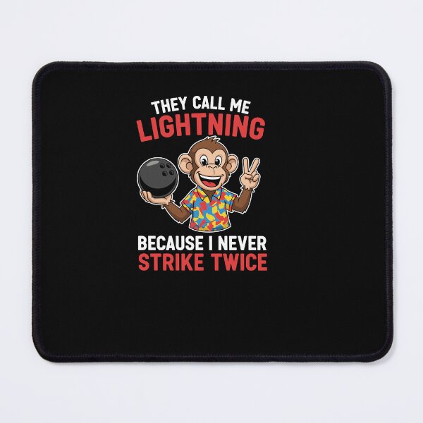 Item preview, Call Me Lightning Never Strike Twice Bowling Humor League designed and sold by Dressed For Duty.