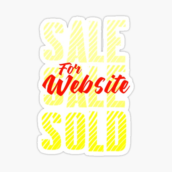 Website for Sale Sticker