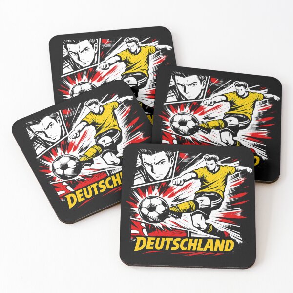 Item preview, Germany Soccer Anime Streetwear – Deutschland Football Kick Graphic – Bold Street Style Sports Design designed and sold by JonelCrafts.