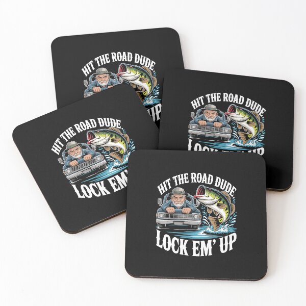 Item preview, Hit the road Dude Lock em' Funny Up designed and sold by Dressed For  Duty.