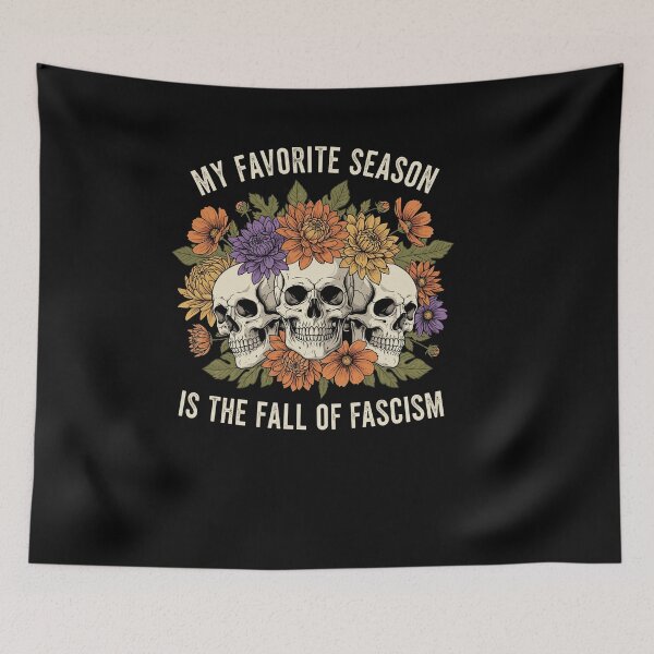 Item preview, Retro My Favorite Season is The Fall of Fascism designed and sold by Dressed For  Duty.