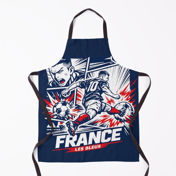 Item preview, France Soccer Anime Striker Shirt – Les Bleus Football Graphic Tee, World Cup France Fan Art, Dynamic Goal Kick Design designed and sold by JonelCrafts.