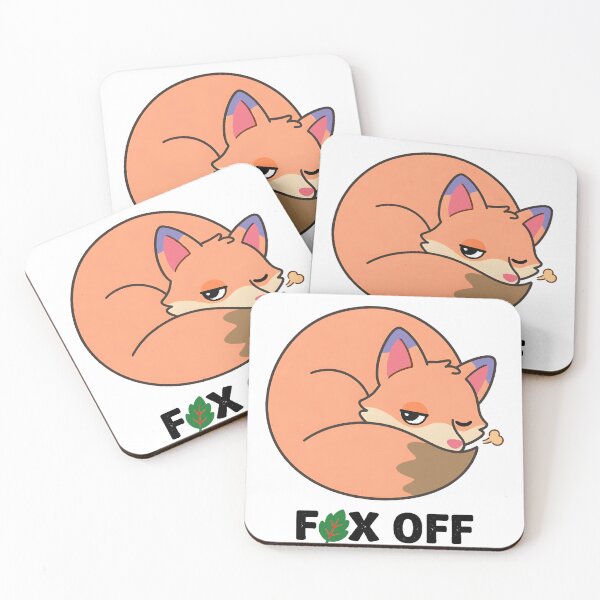 Item preview, Funny Sassy Sleeping Fox Pun Illustration designed and sold by PholPol1959.