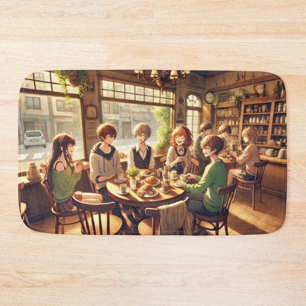 Item preview, Cozy Cafe Friends – Relaxing Anime Slice of Life designed and sold by EchoWave11.