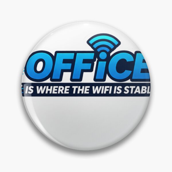Item preview, Office Is Where The WiFi Is Stable Funny Work From Home Tech Design designed and sold by ZYNORAworld.