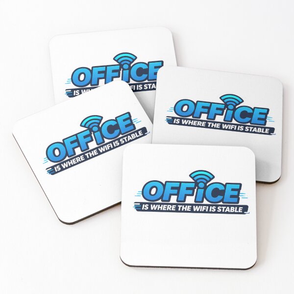 Item preview, Office Is Where The WiFi Is Stable Funny Work From Home Tech Design designed and sold by ZYNORAworld.