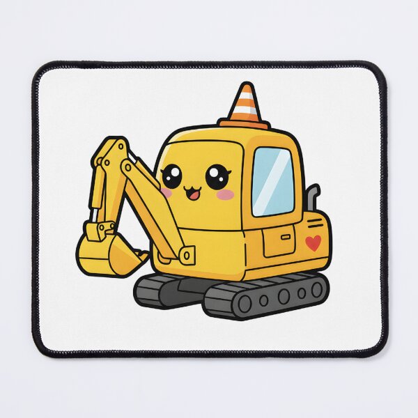Item preview, Cute Baby Excavator Sticker designed and sold by 4AGift.