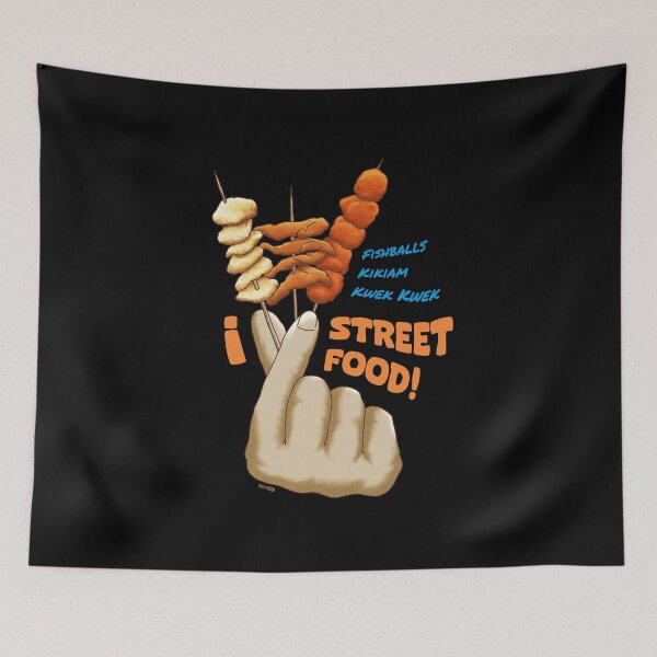 Item preview, I Heart Filipino Street Food - Fishballs, Kikiam & Kwek Kwek designed and sold by Geek-O-MNL.