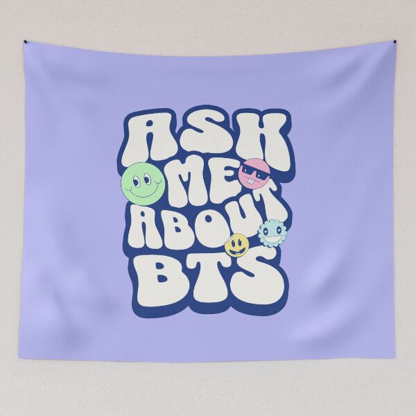 Item preview, Pregúntame sobre BTS retro. designed and sold by Morcawork.