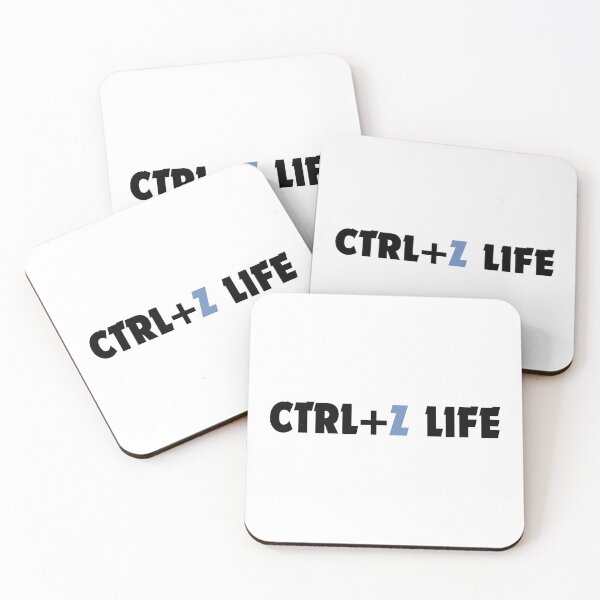 Item preview, Ctrl Z Life-Minimalist Undo Life Humor Design designed and sold by DomKo10.