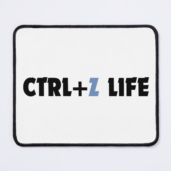 Item preview, Ctrl Z Life-Minimalist Undo Life Humor Design designed and sold by DomKo10.