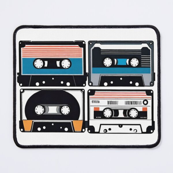 Item preview, Retro Vintage Cassette Tapes 80s Music Mix designed and sold by AlxVel.