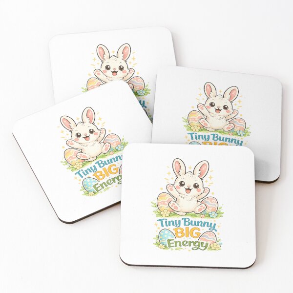 Item preview, Tiny Bunny Big Energy Funny Kids Easter Design designed and sold by StyleLap.
