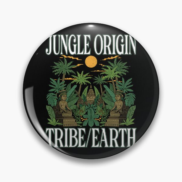Item preview, Jungle Origin Tribe Earth Ancient Civilization Tropical Nature Art Rain Forest Untamed Nature Animals Ancient Cultures designed and sold by Jt41.