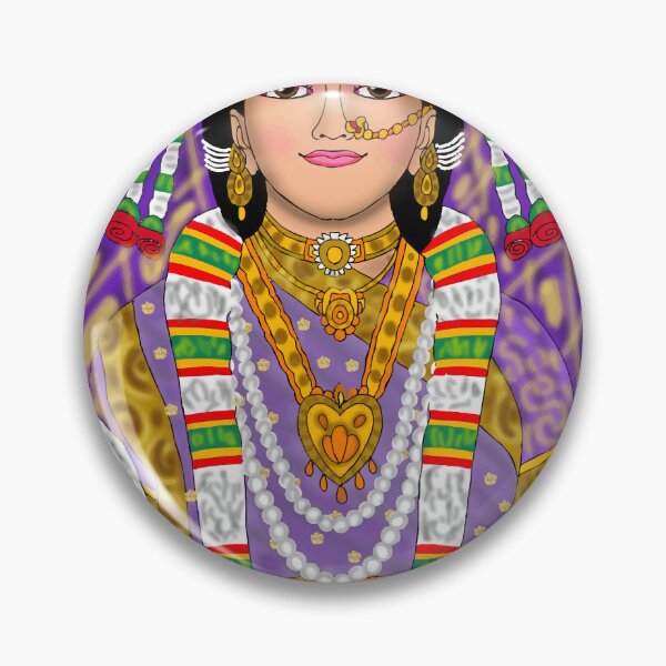 Item preview, Radha Rani Spiritual Artwork – Hindu Divine Love Illustration designed and sold by Harshit_Digital_Arts.
