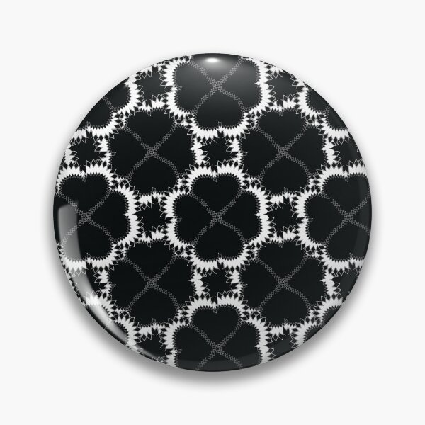 Item preview, Black and White clover pattern  designed and sold by Tatiana Ribeiro.