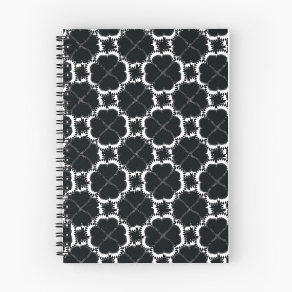 Item preview, Black and White clover pattern  designed and sold by Tatiana Ribeiro.