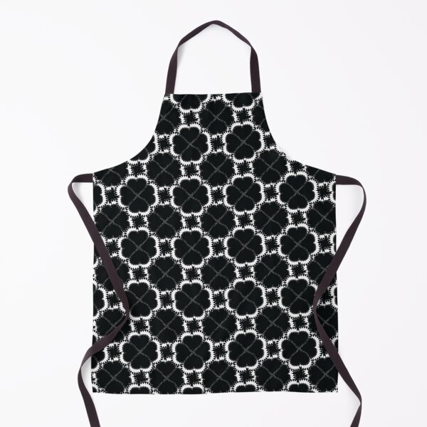 Item preview, Black and White clover pattern designed and sold by Tatiana Ribeiro.