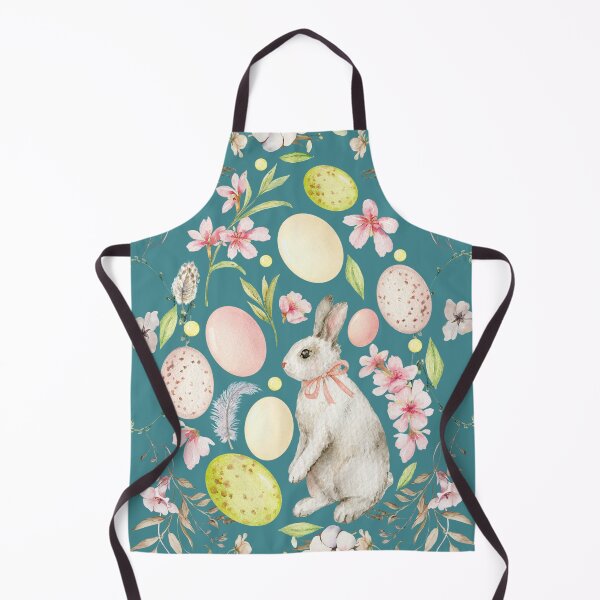 Item preview, Elegant Easter Bunny with Floral Eggs Design designed and sold by SMHaven93.