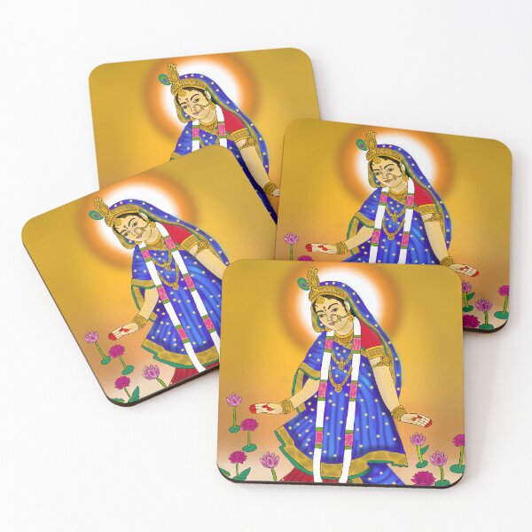 Item preview, Divine Radha Illustration – Hindu Mythological Goddess Art designed and sold by Harshit_Digital_Arts.