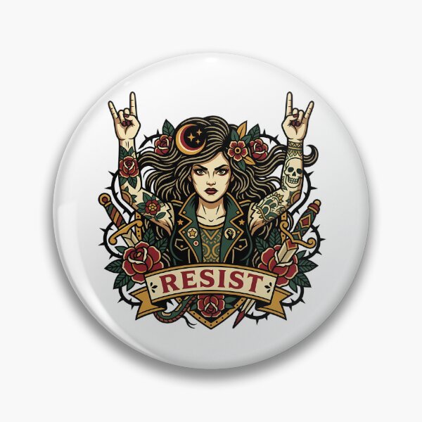 Item preview, Resist Feminist Empowerment Woman of Power designed and sold by chattsuede.