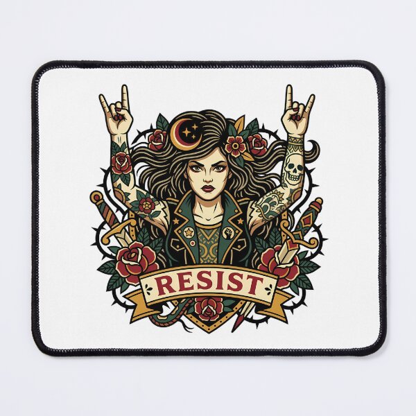 Item preview, Resist Feminist Empowerment Woman of Power designed and sold by chattsuede.