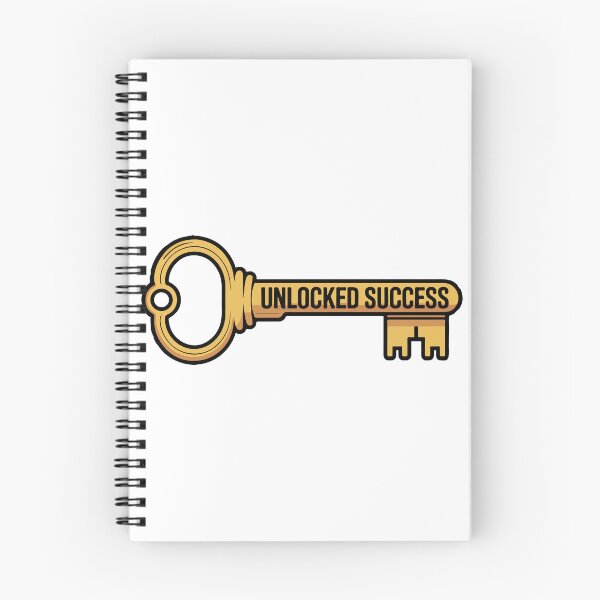 Item preview, Unlocked Success Golden Key Entrepreneur Achievement designed and sold by PixelWaveBD.