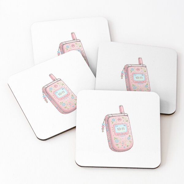 Item preview, Cute Y2K Pink Floral Flip Phone Aesthetic designed and sold by TheStickerGuide.