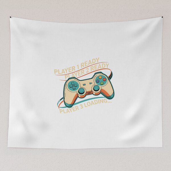 Item preview, Player Three Loading Retro Gamer Pregnancy Announcement designed and sold by chattsuede.
