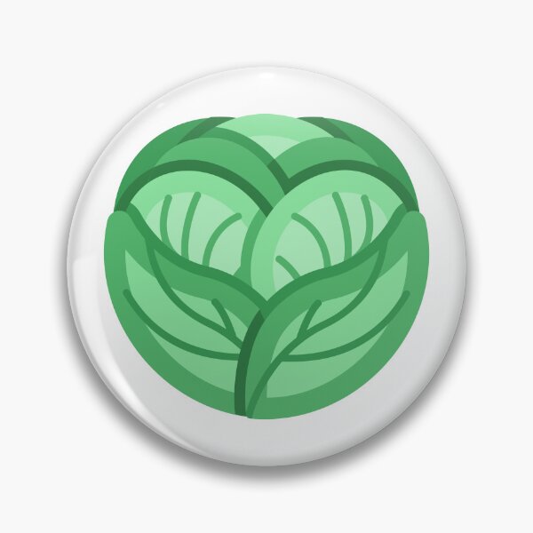 Item preview, Fresh Green Cabbage - Leafy Vegetable Sticker for Coleslaw & Healthy Cooking designed and sold by Tr Creative Design.