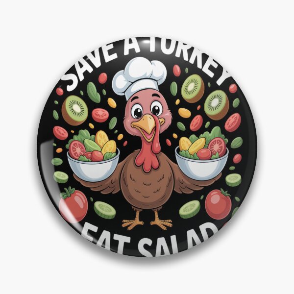 Item preview, Cool Turkey Eat Salad  designed and sold by brinbotty.