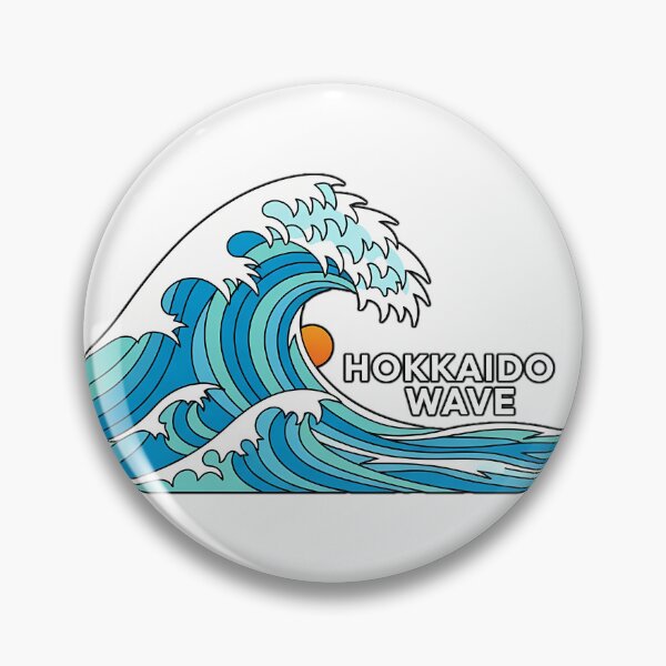 Item preview, Hokkaido Wave Classic Japanese Ocean View designed and sold by chattsuede.