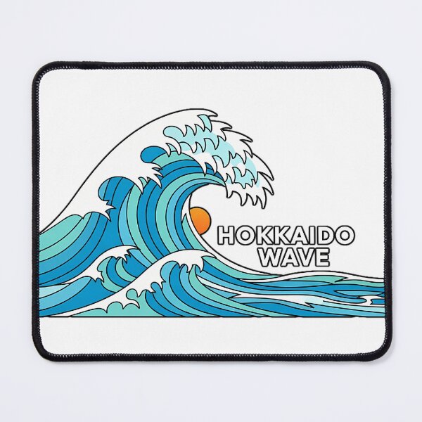 Item preview, Hokkaido Wave Classic Japanese Ocean View designed and sold by chattsuede.