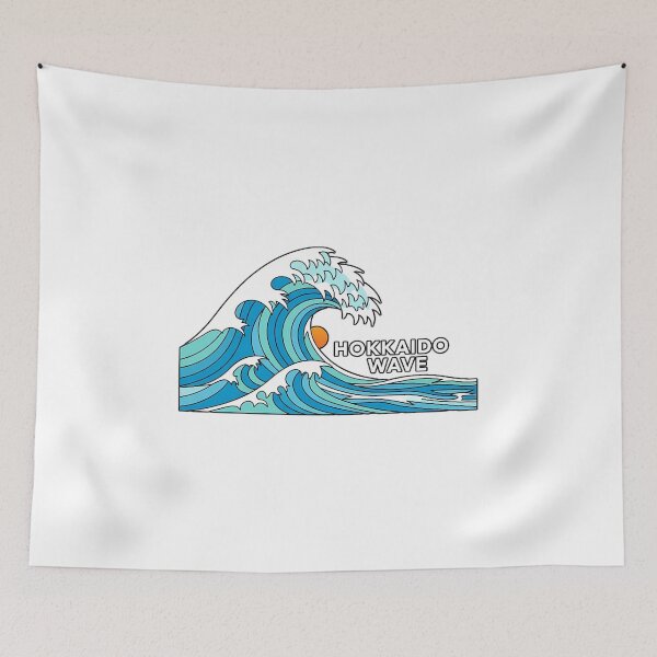 Item preview, Hokkaido Wave Classic Japanese Ocean View designed and sold by chattsuede.