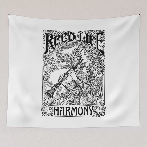Item preview, Clarinet Clarinetist Girl Reed Life Harmony Woman Musician designed and sold by GrandeDuc.
