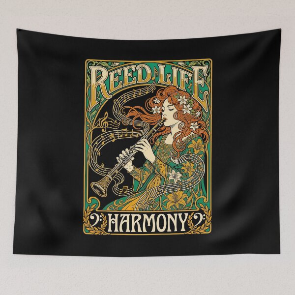 Item preview, Clarinet Clarinetist Girl Reed Life Harmony Woman Musician designed and sold by GrandeDuc.