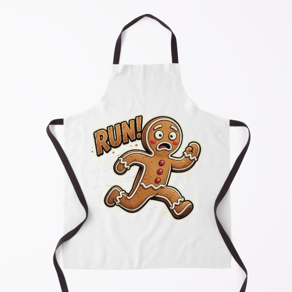 Item preview, The Great Gingerbread Man Escape Holiday Fun designed and sold by chattsuede.
