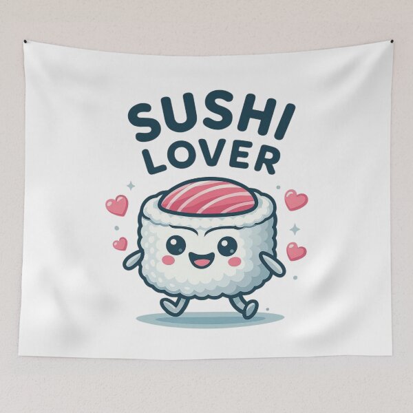 Item preview, Sushi Lover Cute Food Design designed and sold by echoink-studio.