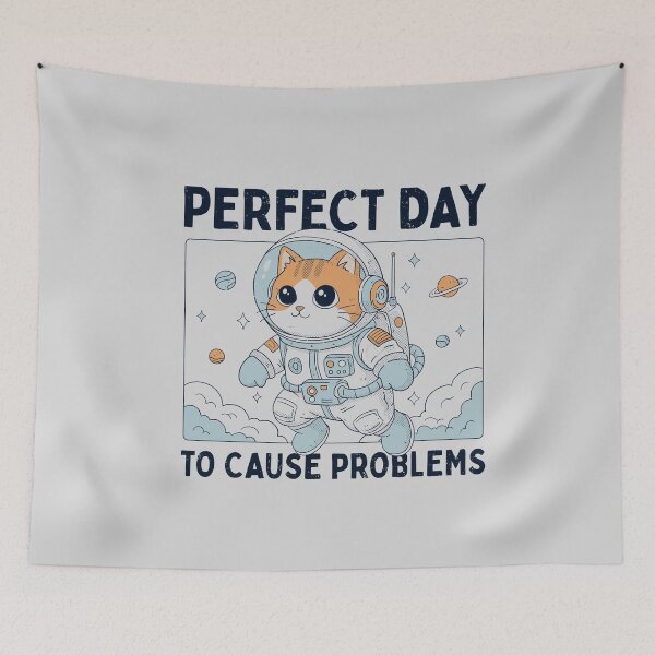 Item preview, Perfect Day To Cause Problems designed and sold by GODZILLARGE.