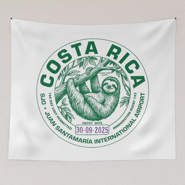 Item preview, Passport Stamp - San José, Costa Rica designed and sold by travelwitheric.